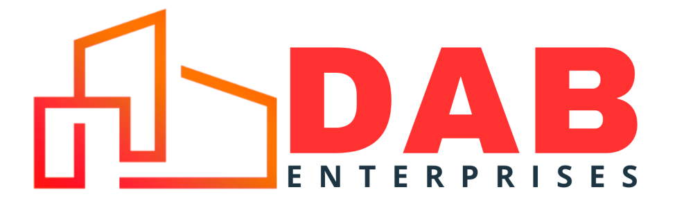 Blue Black modern Building Logo Design (1)